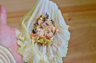 白菜包包的做法步骤：4