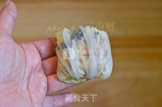 白菜包包的做法步骤：5