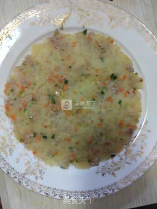 茄汁肉末焗土豆泥的做法步骤：4