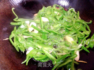 青椒肉丝的做法步骤：5