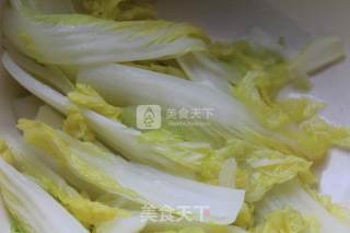 肉粒娃娃菜的做法步骤：3
