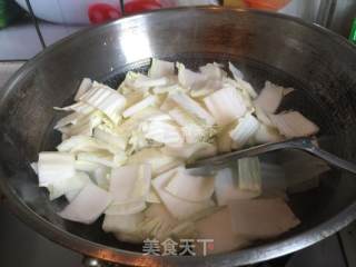 糖醋面筋白菜的做法步骤：4