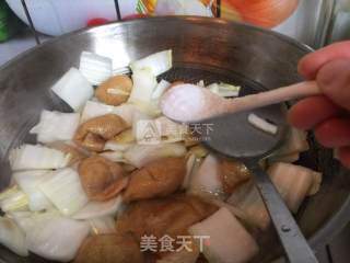 糖醋面筋白菜的做法步骤：6