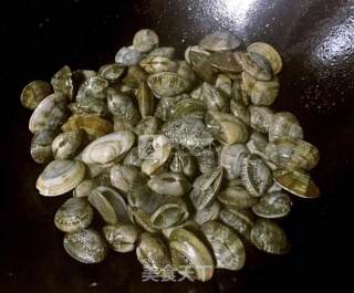 爆炒蚬子的做法步骤：7