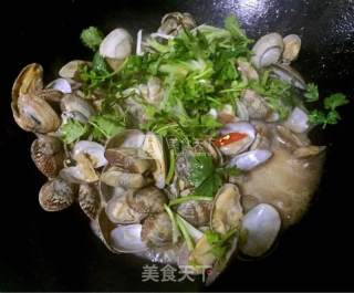 爆炒蚬子的做法步骤：9