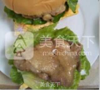 DIY美味鸡腿堡的做法步骤：7