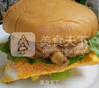 DIY美味鸡腿堡的做法步骤：8
