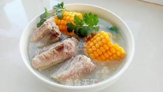 清炖玉米排骨汤的做法步骤：6