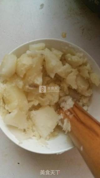 山药糯米球的做法步骤：2