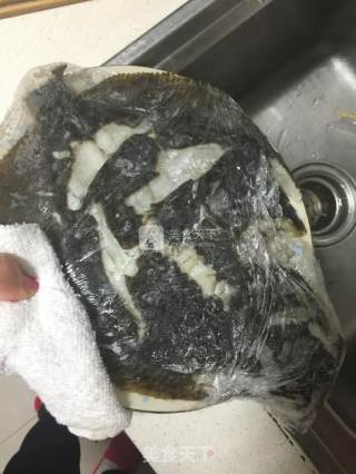 ～微波炉版清蒸多宝鱼～的做法步骤：3