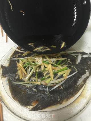 ～微波炉版清蒸多宝鱼～的做法步骤：5