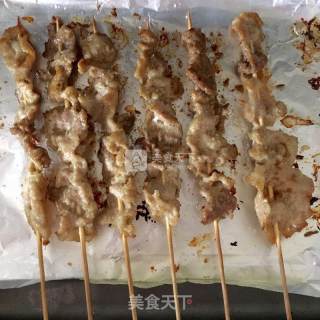 烤肉串的做法步骤：6