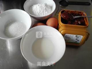 黄豆酱海绵蛋糕的做法步骤：1