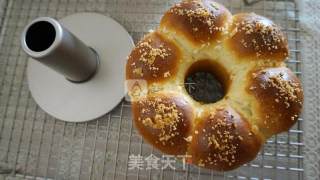 红豆沙酥粒面包的做法步骤：16