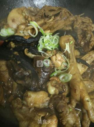小鸡炖蘑菇的做法步骤：7