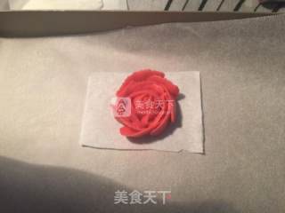 豆沙玫瑰曲奇的做法步骤：9