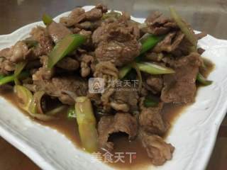 葱爆羊肉的做法步骤：7