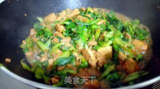 家常小白菜炖豆腐的做法步骤：14