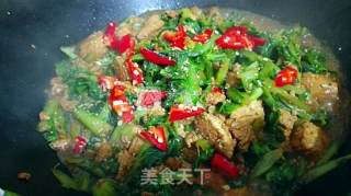 家常小白菜炖豆腐的做法步骤：15