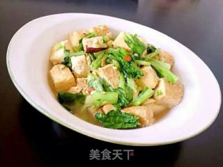 家常小白菜炖豆腐的做法步骤：17