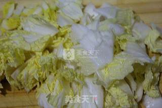 娃娃菜炒肉片的做法步骤：2