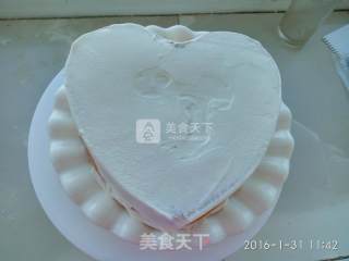 心形奶油蛋糕的做法步骤：18