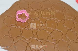 红糖花朵饼干的做法步骤：8