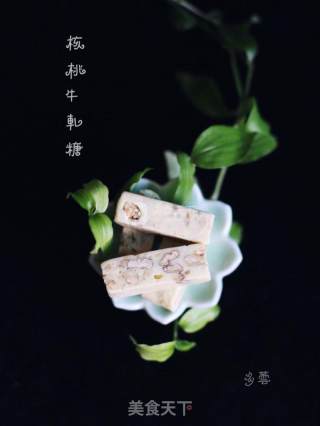 棉花糖面包机版～核桃牛轧糖的做法步骤：10