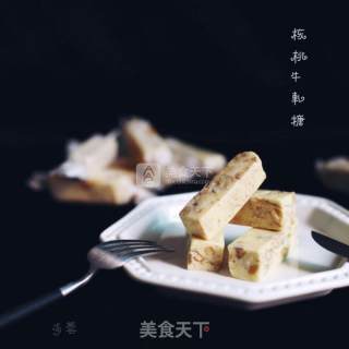 棉花糖面包机版～核桃牛轧糖的做法步骤：13