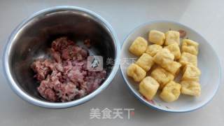 酿豆腐的做法步骤：1