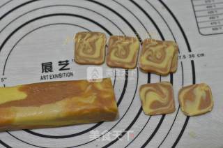 大理石纹饼干的做法步骤：9