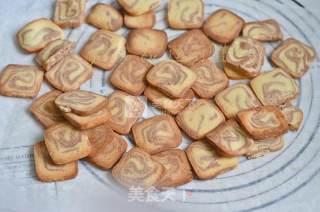 大理石纹饼干的做法步骤：12