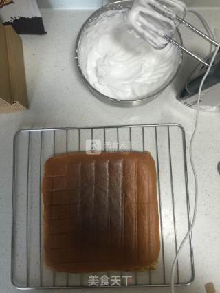 可可奶油蛋糕的做法步骤：9