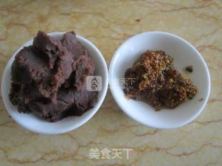 桂花豆沙年糕羹的做法步骤：2