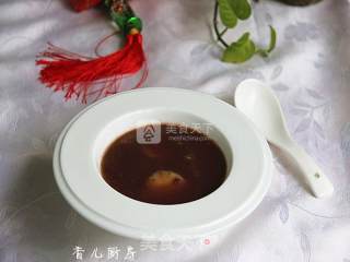 桂花豆沙年糕羹的做法步骤：8