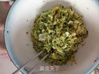 东北素馅角瓜蒸饺的做法步骤：1