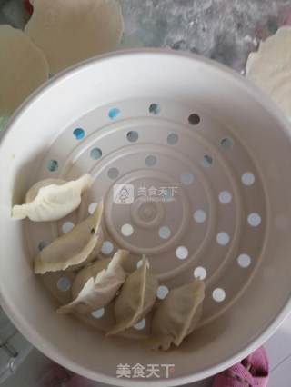 东北素馅角瓜蒸饺的做法步骤：2