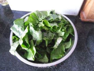 火腿烧青菜的做法步骤：3