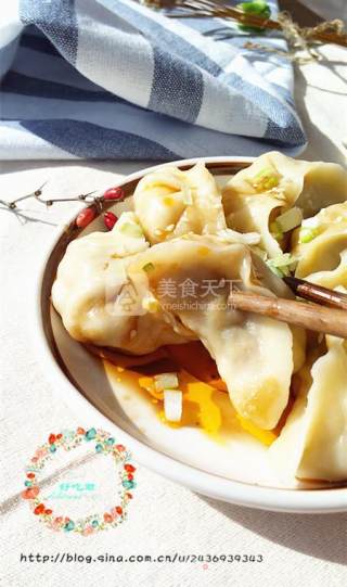 白菜虾仁水饺的做法步骤：16