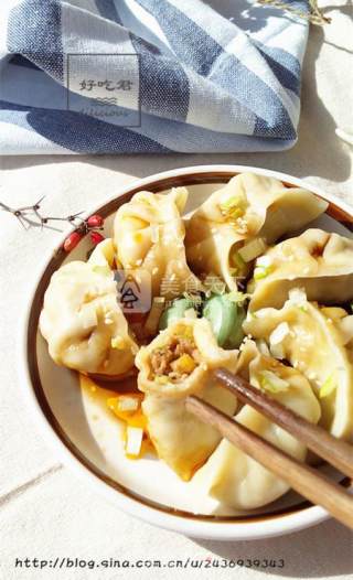 白菜虾仁水饺的做法步骤：18