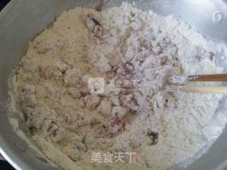 黑米水和面的炒面的做法步骤：2