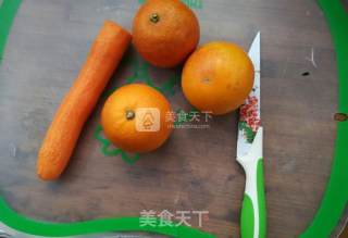 甜橙胡萝卜汁的做法步骤：1