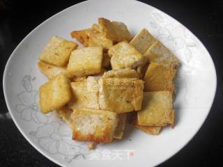 农家煎豆腐的做法步骤：7