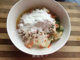 虾仁豆腐饼的做法步骤：5