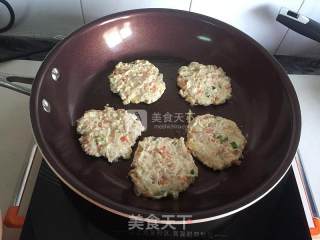 虾仁豆腐饼的做法步骤：7