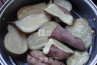 奶香红薯饼的做法步骤：1