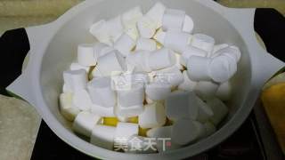 花生牛轧糖---棉花糖版的做法步骤：4