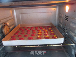 鲜花红曲鸡蛋饼干的做法步骤：12
