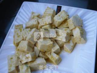 金沙豆腐的做法步骤：8