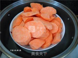 豆沙红薯丸的做法步骤：2